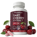 Montmorency Tart Cherry Capsules - Cold Pressed Tart Cherry Extract, 360mg Per Serving - Joint & Uric Acid Support - Vegan, Non-GMO, Gluten Free - 60 Count