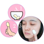Buy now TTSAM 100pcs Fresh Natural Silk Ball Cocoons Facial Cleanser Balls Healthy Skin Care Scrub Face Massage at indiglob india