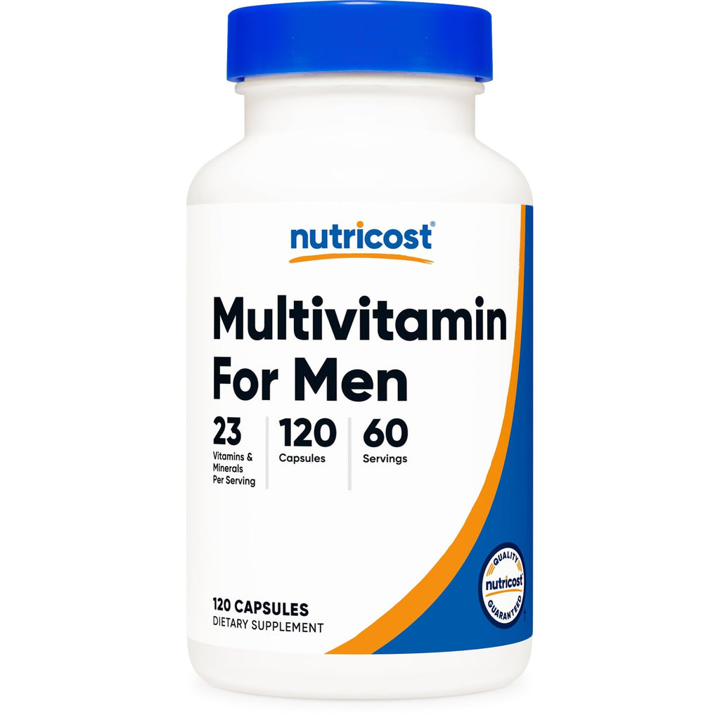 Nutricost Multivitamin for Men 120 Capsules (3 Bottles) - Vitamins and Minerals for The Healthy Man