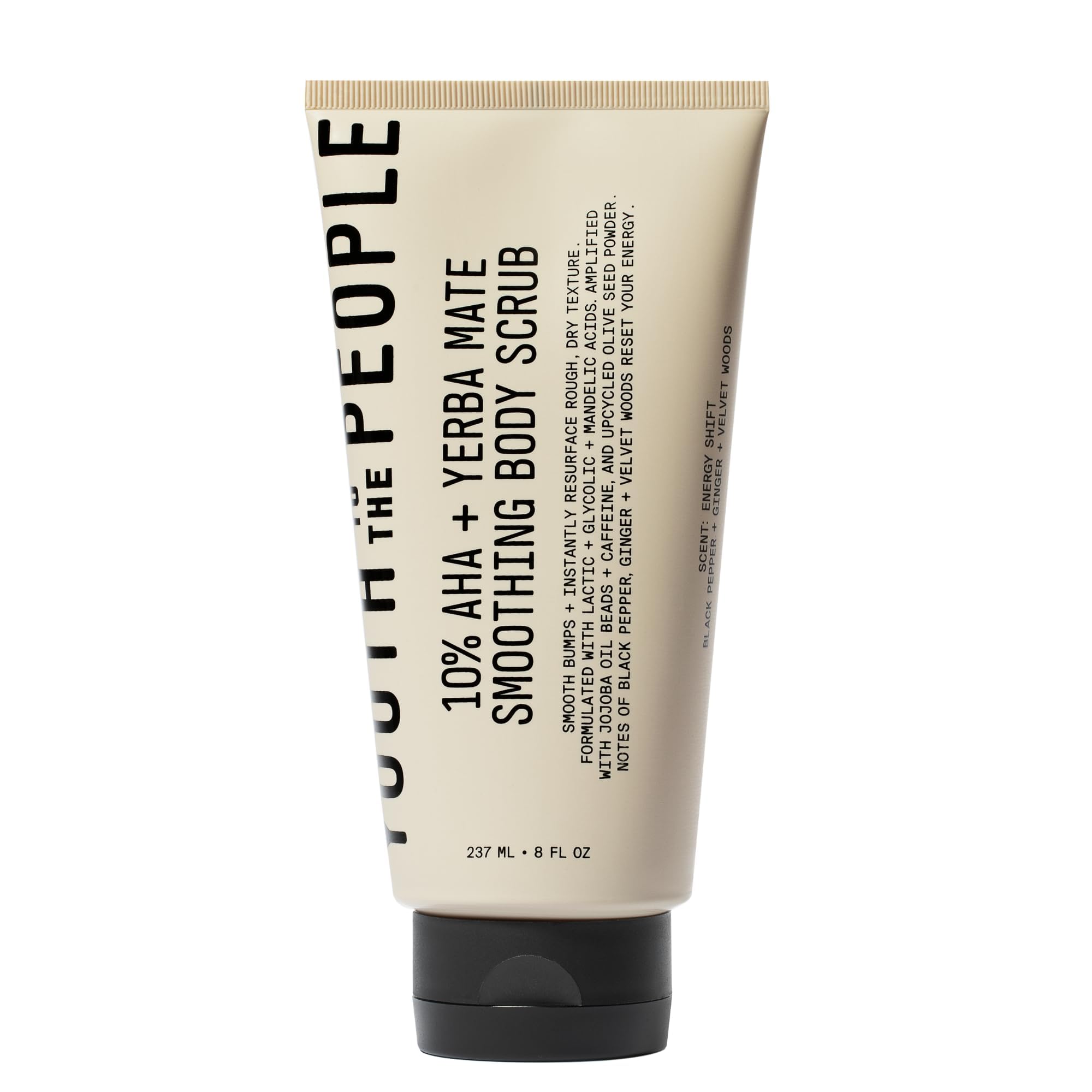 Buy now Youth To The People 10% AHA + Yerba Mate Smoothing Energy Body Scrub (8 fl oz), Exfoliates Rough Texture + Dry Skin, Suitable for Sensitive + Keratosis Pilaris Skin, Vegan at indiglob india