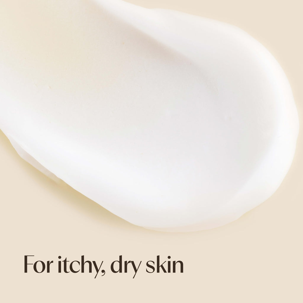 Aveeno Skin Relief Moisturizing Body Lotion Heals Very Dry, Sensitive Skin, Fast Absorbing Lotion with Soothing Triple Oat & Shea Butter Formula, Fragrance Free Lotion, Non-Comedogenic, 18 Fl Oz