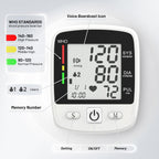 FDA Cleared Blood Pressure Monitor Wrist BP Machine for Home Use