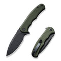 CIVIVI Mini Praxis Folding Pocket Knife, 2.98" D2 Steel Blade, OD Green