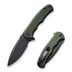 CIVIVI Mini Praxis Folding Pocket Knife, 2.98" D2 Steel Blade, OD Green