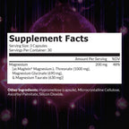 MagEnhance Magnesium Complex, Magtein® L-Threonate, Glycinate for Sleep | Magtein® L-Threonate, Glycinate & Taurate for Sleep, Brain Health, and Relaxation. Gentle on the Stomach. 30-Day Supply
