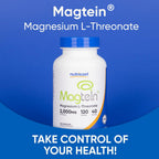 Nutricost Magnesium L-Threonate As Magtein 2000mg, 120 Capsules, GMO-Free | Gluten Free, Vegetarian Friendly