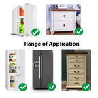 Fridge Lock,2 Pack Refrigerator Locks with Keys,Freezer Lock and Child Safety Cabinet Lock,Black Fridge Lock