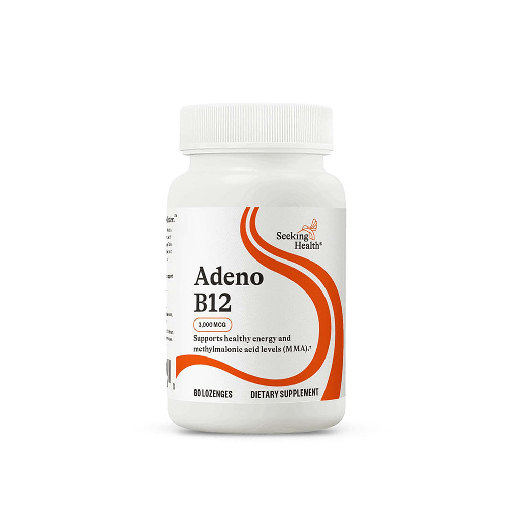 Seeking Health Adeno B12 Formula - 60 Easy-To-Deliver Lozenges