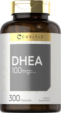 Carlyle DHEA 100mg Supplement | 300 Capsules | for Women and Men