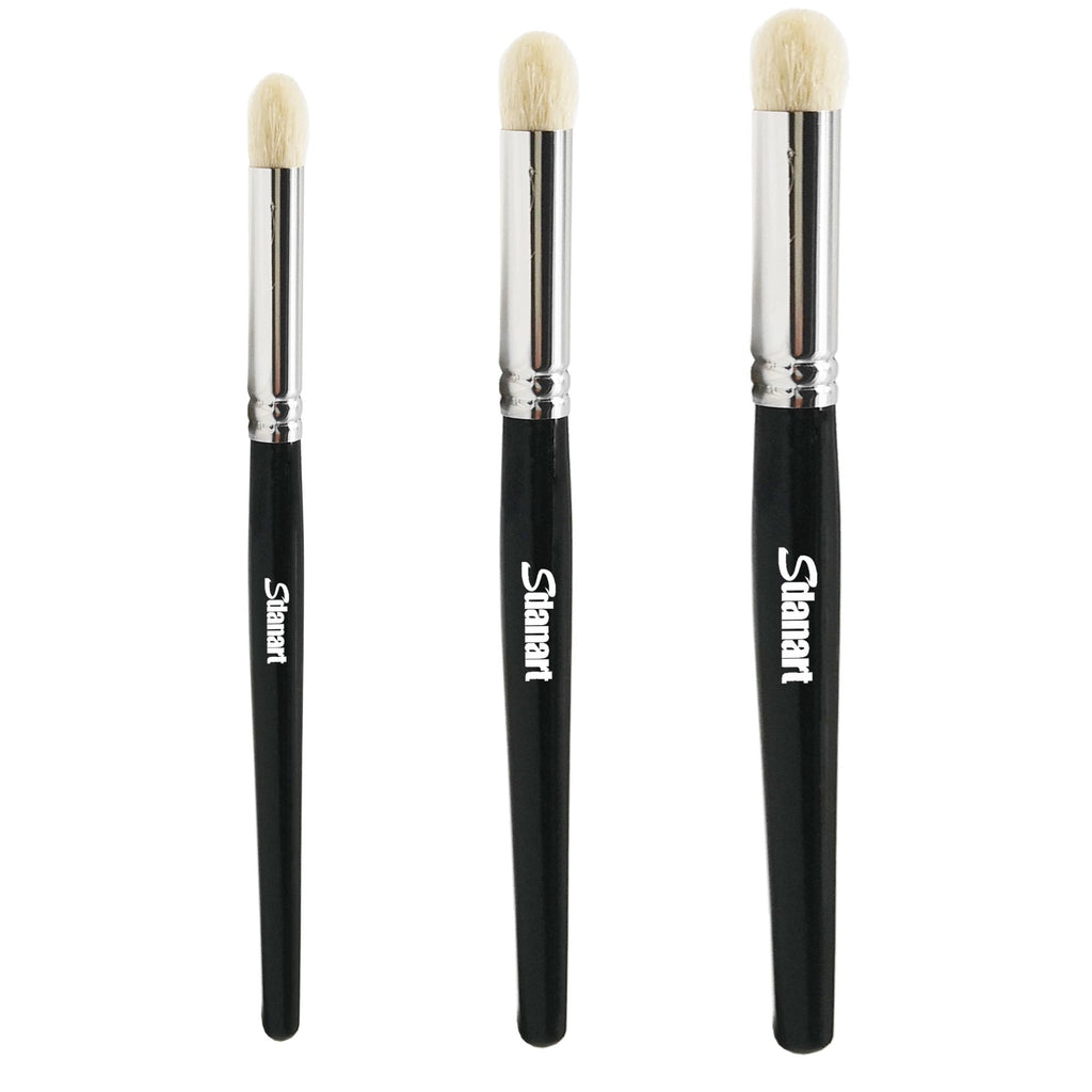 Sdanart Drybrush Set Hobby Drybrush Paint Brush,Detail Paint Brush Set,3 pcs Professional Art and Advanced Acrylic Paint Brushes for Tabletop&Wargames Miniature Watercolor Oil Painting,Model