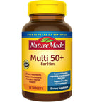 Nature Made Multi for Him 50+ Dietary Supplement Tablets 90 ea (Pack of 2)