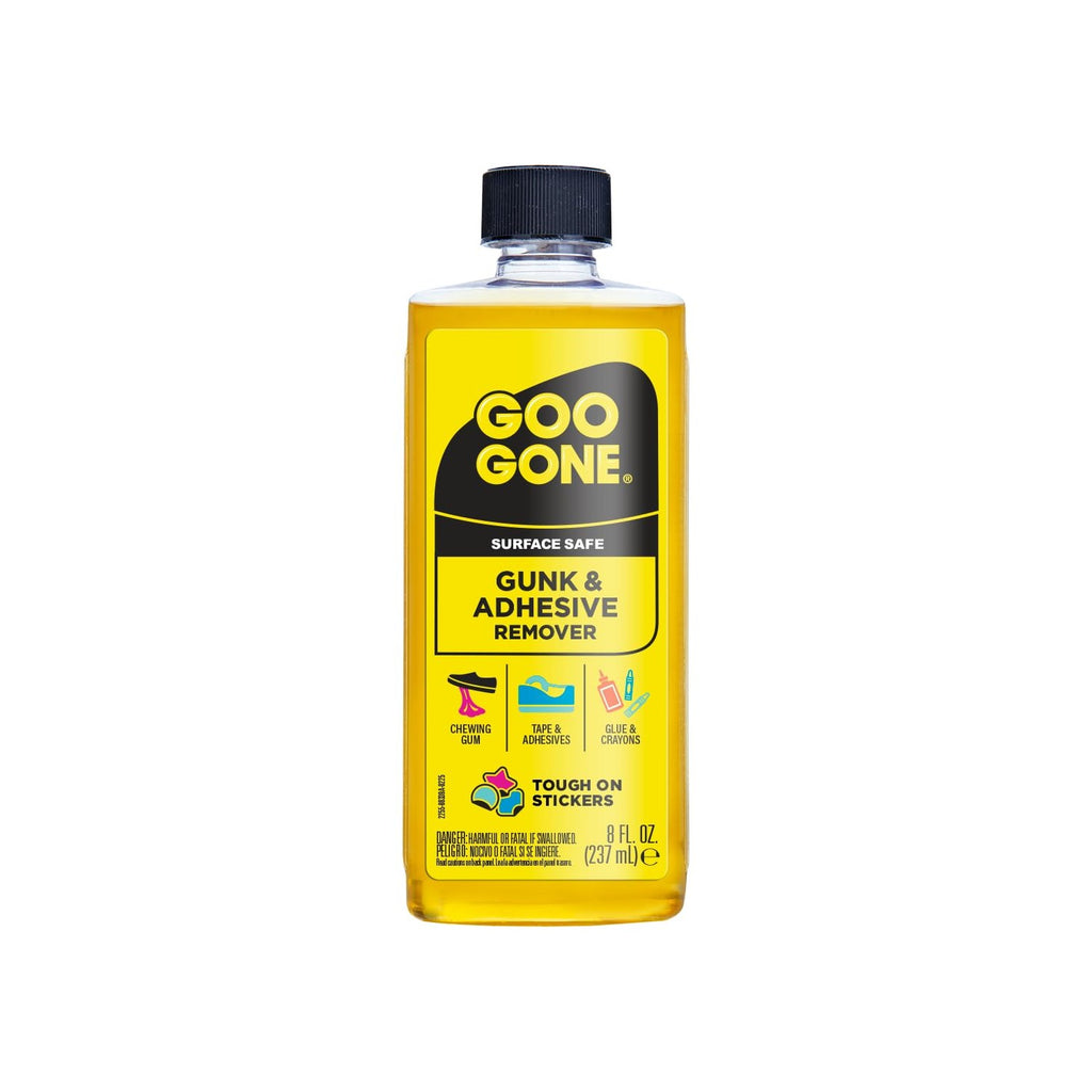 Goo Gone Gunk and Adhesive Remover - Safely and Easily Removes Stickers, Tape Residue, Decals, Grease, Chewing Gum, Crayons and Glue from Surfaces - Trusted Formula for Quick and Easy Removal