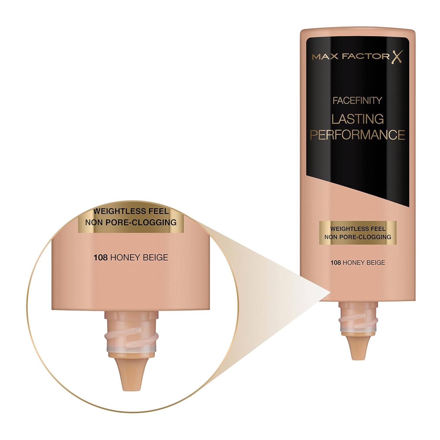 Buy now Lasting Performance Make Up by Max Factor Honey Beige 108 35ml at indiglob india