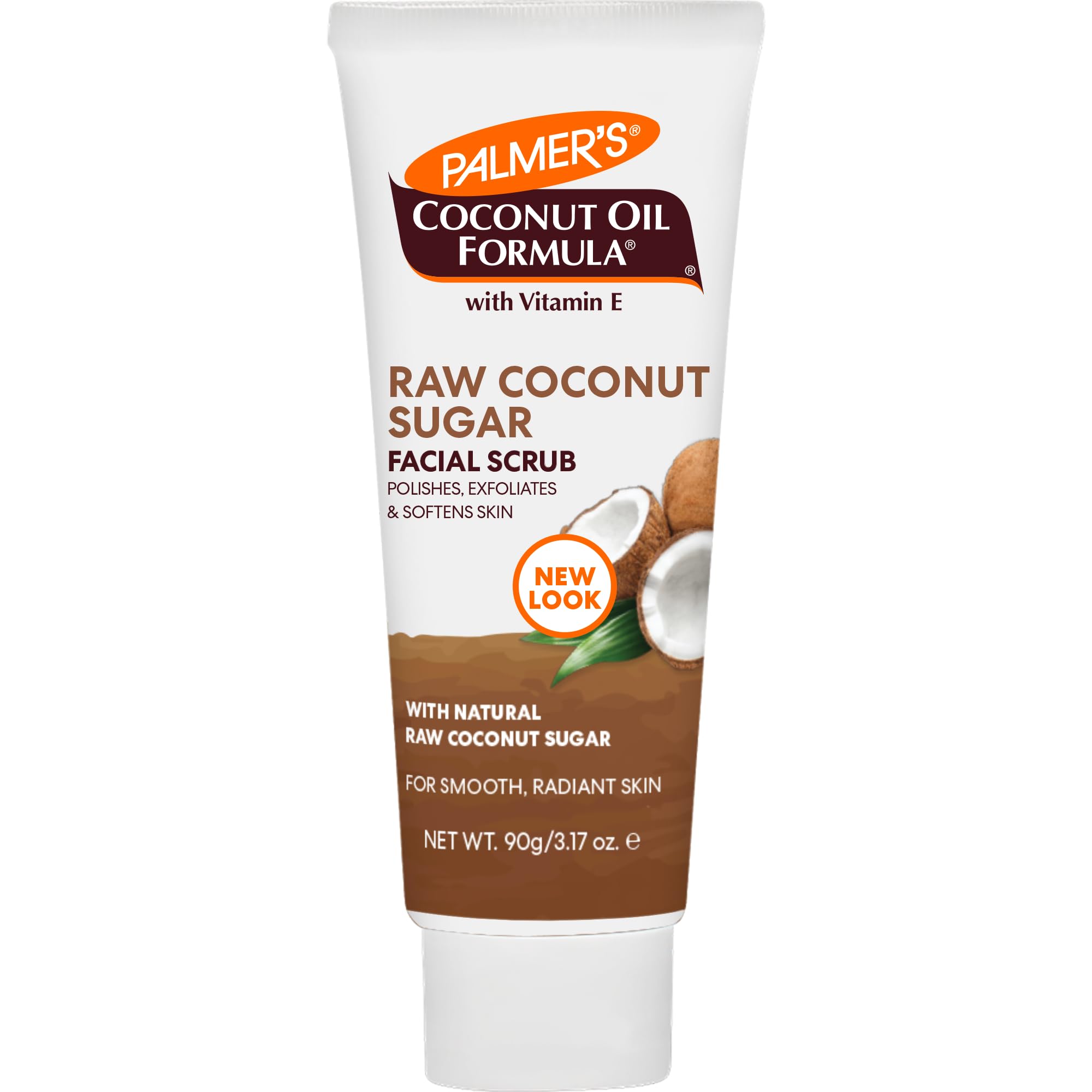 Palmer's Coconut Sugar Facial Scrub Exfoliator (3.17 Oz - Pack of 3) | 3.17 oz Face Scrub to Gently Exfoliate Away Dirt and Dead Skin Cells with Chamomile to Soften & Calm for Smooth, Radiant Skin