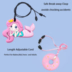 Chew Necklaces for Sensory Kids 5 PCS Chewy Necklaces that Like Biting or Have Autism-Perfectly Textured Chewelry Kid Girl Teether Chewing Toys-Chewy Children Chew Toys for Aggressive Chewers Kids