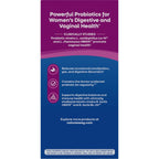 Nature's Way Fortify Women’s Probiotic 30 Billion CFU, 30 ct | Daily Multi-Strain Probiotic for Digestive, Vaginal, and Immune Support*, Once-Daily Capsule, No Refrigeration Required
