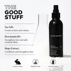 Blind Barber 40 Proof Sea Salt Spray for Men -  Salt Water Hair Spray for Volume & Texture - Water-Based Matte Finish with Light-Medium Hold - Enhances Beach Waves & Body - Tonka Bean Scent (5  Fl oz)
