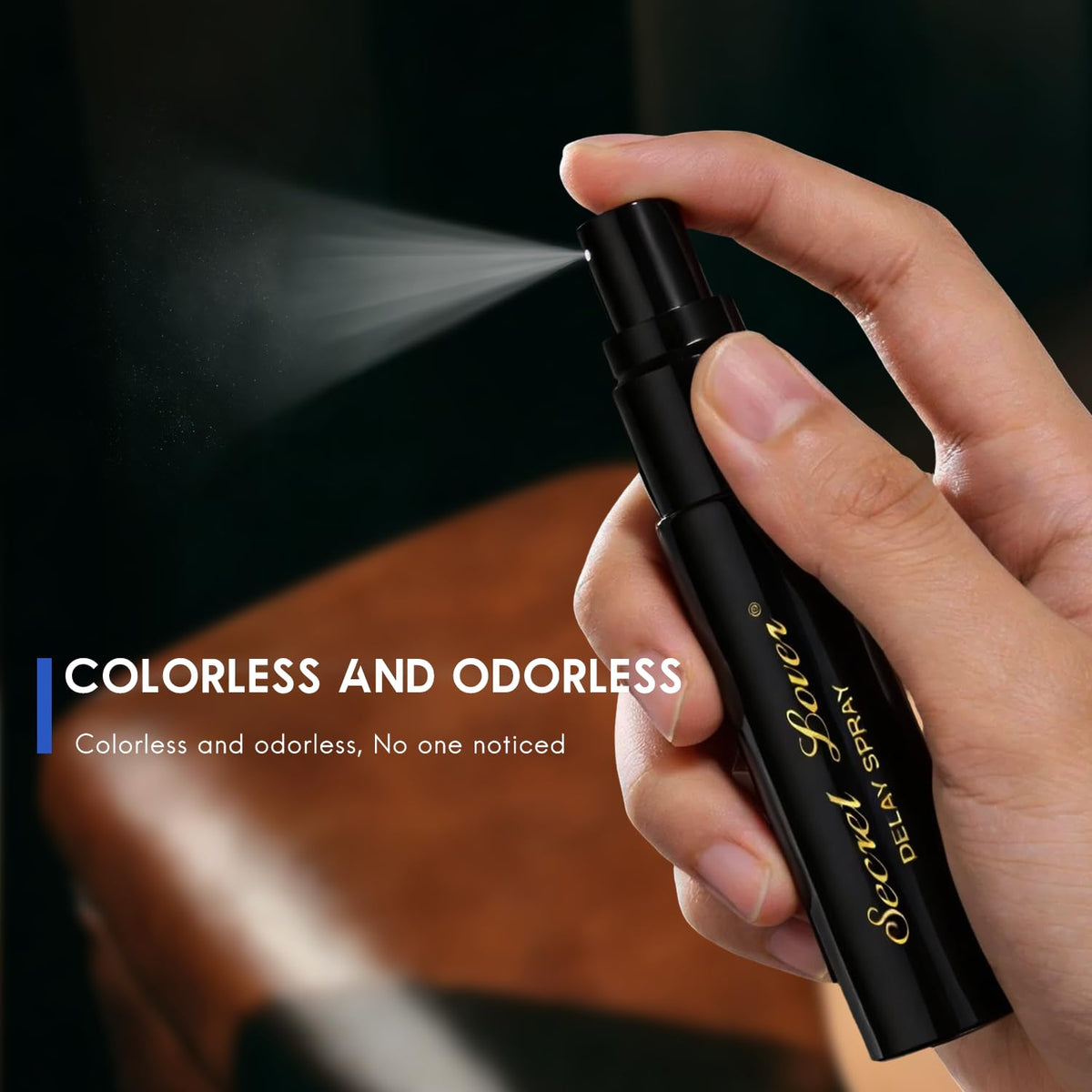 Secret Lover Delay Sprayer for Long Last Men, Fast-Acting Control Formula for Long-Lasting Performance Duration Spray, Desensitized Spray for Enhanced Sensation Support, Retardante Para Caballeros
