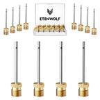 ETENWOLF 12 Pack Brass Ball Pump Needles, No Break Heavy Duty Needles