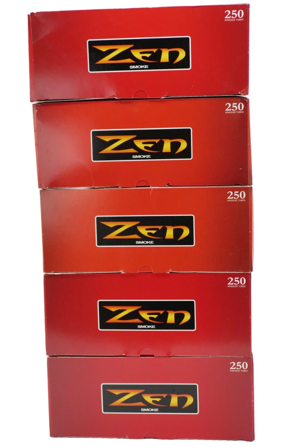 ZEN King Size Full Flavor Cigarette Tubes - -5 Boxes,1250 ct