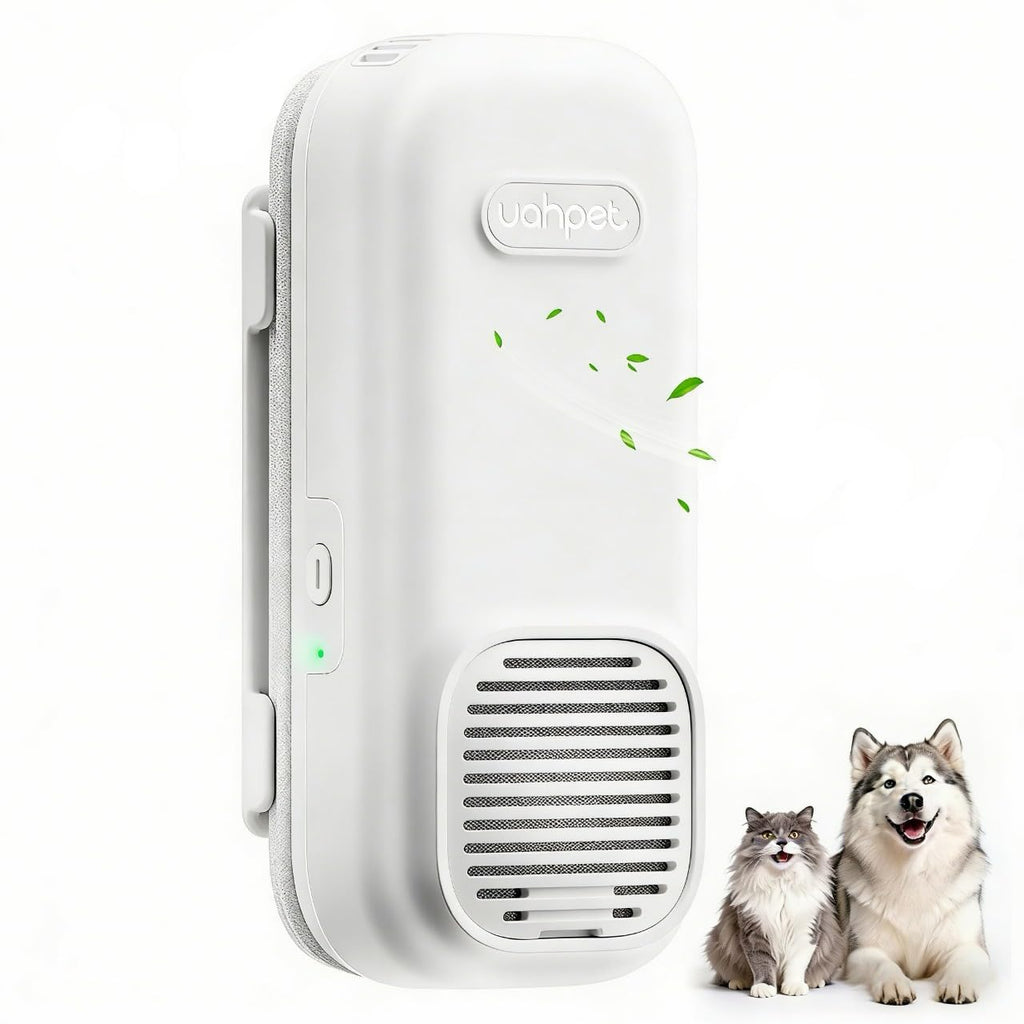 uahpet Cat Litter Deodorizer Plug in, No Ozone & Filterless Nano-Tech Odor Eliminator for Litter Box, Pet Odor Neutralizer, Safe for Cats, Quiet 26dB Litter Box Air Purifier with 5ft Cord