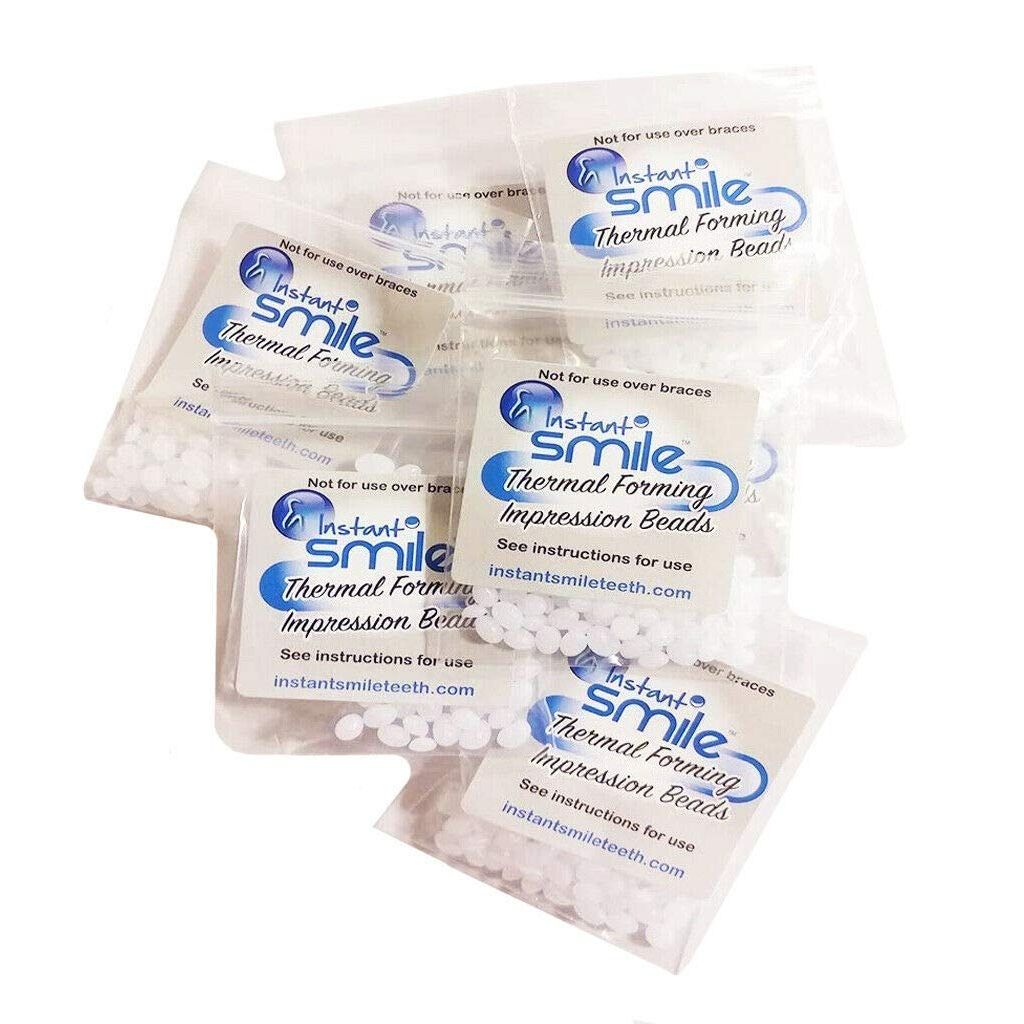 Buy now 8 Packages of Instant Smile Billy Bob Replacement Thermal Adhesive Fitting Beads for Fake Teeth Default at indiglob india