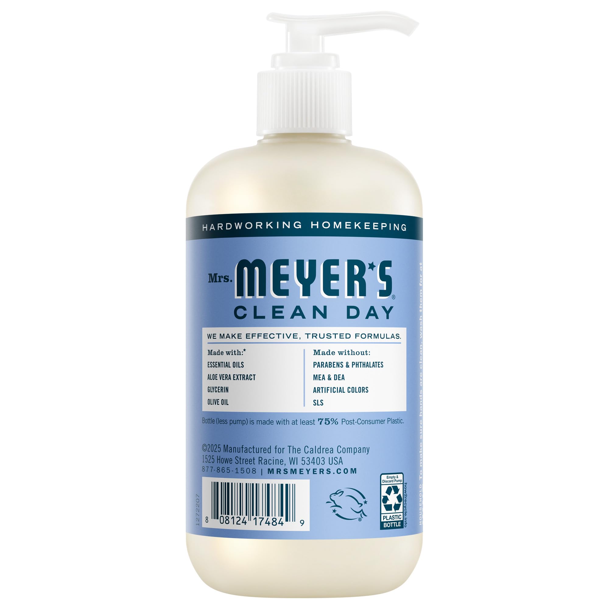 Buy now MRS. MEYER'S CLEAN DAY Hand Soap, Made with Essential Oils, Bluebell, 12.5 fl. oz at indiglob india