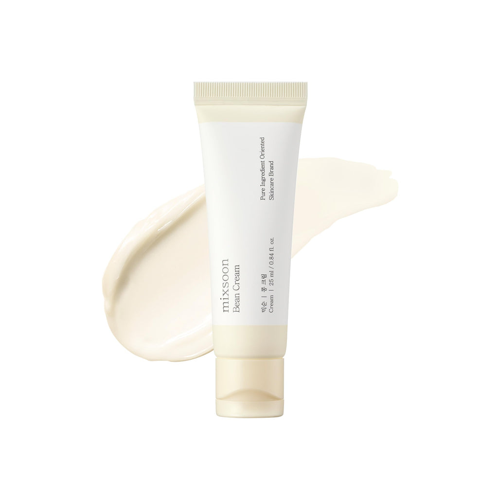 mixsoon Bean Cream - Deeply Nourishing & Lightweight Moisturizer, 0.85fl oz | Nourishing Fermented Soy Moisturizer for Smooth Texture & Long-Lasting Soothing Hydration for a Radiant, Balanced Glow, 25ml