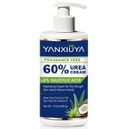 60% Urea Cream 10.5 oz, Fragrance-Free Body Lotion with 2% Salicylic Acid, Foot Cream and for Feet, Cracked Heels, Dry Skin & Callus Remover, Maximum Strength Moisturizing Cream