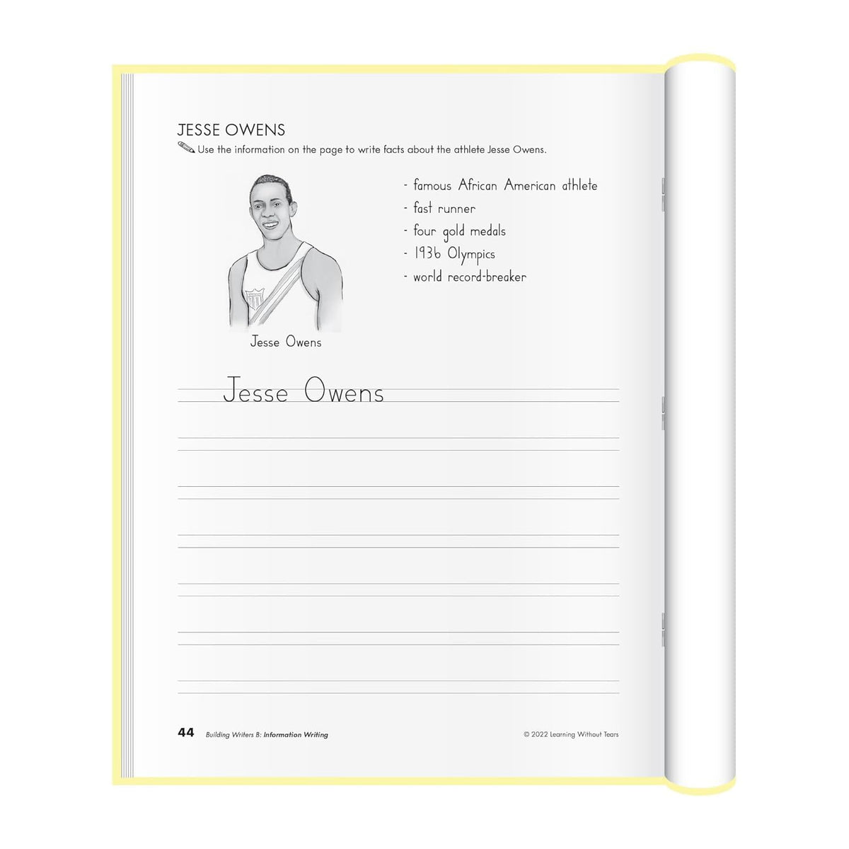 Learning Without Tears Building Writers B Workbook, Writing, 1st Grade+