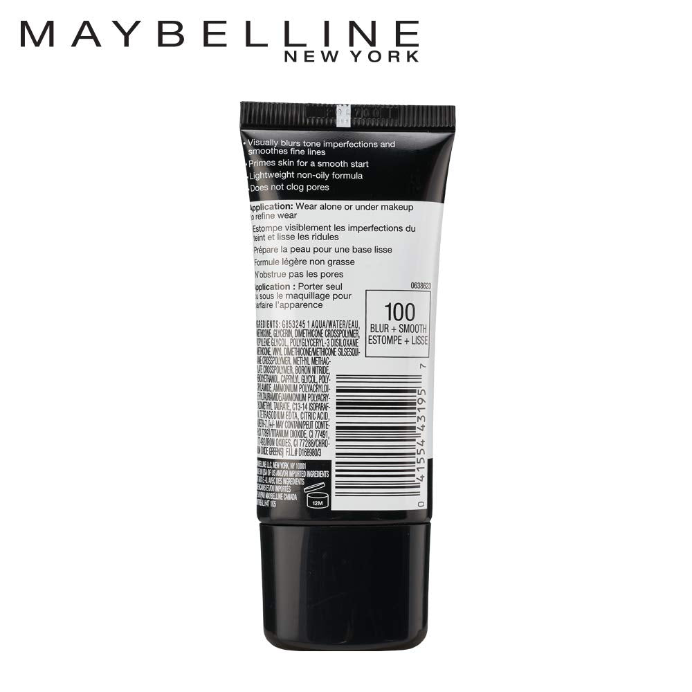 Buy now Maybelline Face Studio Master Prime Face Primer Makeup Base, Blur + Smooth, 1 Count at indiglob india