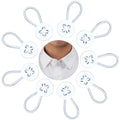 9PCS Collar Extenders for Mens Shirts, Button Extender for Dress Shirts