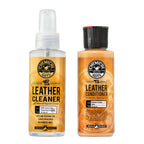 Buy now Chemical Guys Leather Cleaner and Conditioner Kit - 2 Bottles (4 oz Each), Car Cleaner and Conditioner, Safely Cleans & Conditions Leather Car Interiors, Furniture, Shoes, Boots, Bags, Apparel & More 4 Fl Oz KIT at indiglob india