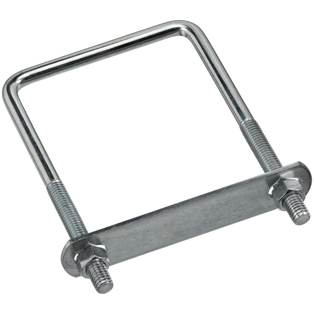 Buy now National Hardware N222-398 2192BC Square U Bolt in Zinc plated 3 8" x 3-5 8" x 6" Zinc Plated at indiglob india
