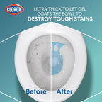 Buy now Clorox Toilet Bowl Cleaner, Clinging Bleach Gel, Cool Wave Scent, 24 Ounces at indiglob india