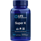 Life Extension Super K, 150 Softgels, with Vitamin K1 and K2 - MK4 & MK7