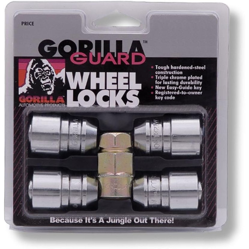 Buy now Gorilla Automotive 61631 Acorn Gorilla Guard Locks (12mm x 1.50 Thread Size) - Pack of 4 14-mm X 1.50 at indiglob india