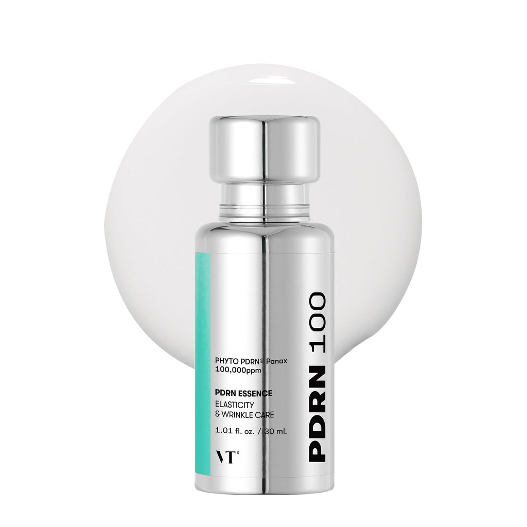 VT COSMETICS PDRN 100 Essence, Intensive Glow Serum, 1.01 fl. Oz. | 100,000ppm Vegan PDRN, Skin Restoration & Plumping, Hydrating & Moisturizing, Firming, Fine Lines