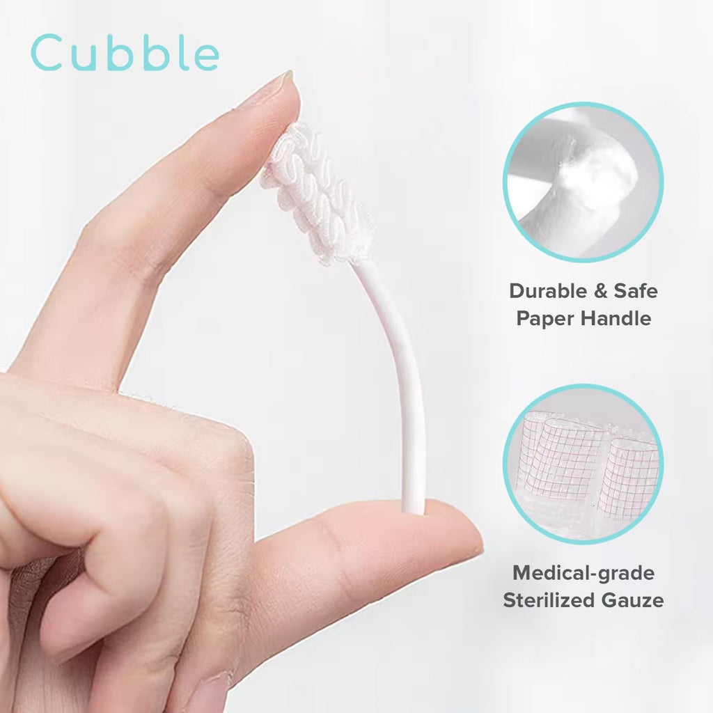 Baby Tongue Cleaner, 60pcs, Disposable Infant Toothbrush, Hygiene Oral Care Oral Wipes for Baby and Infant