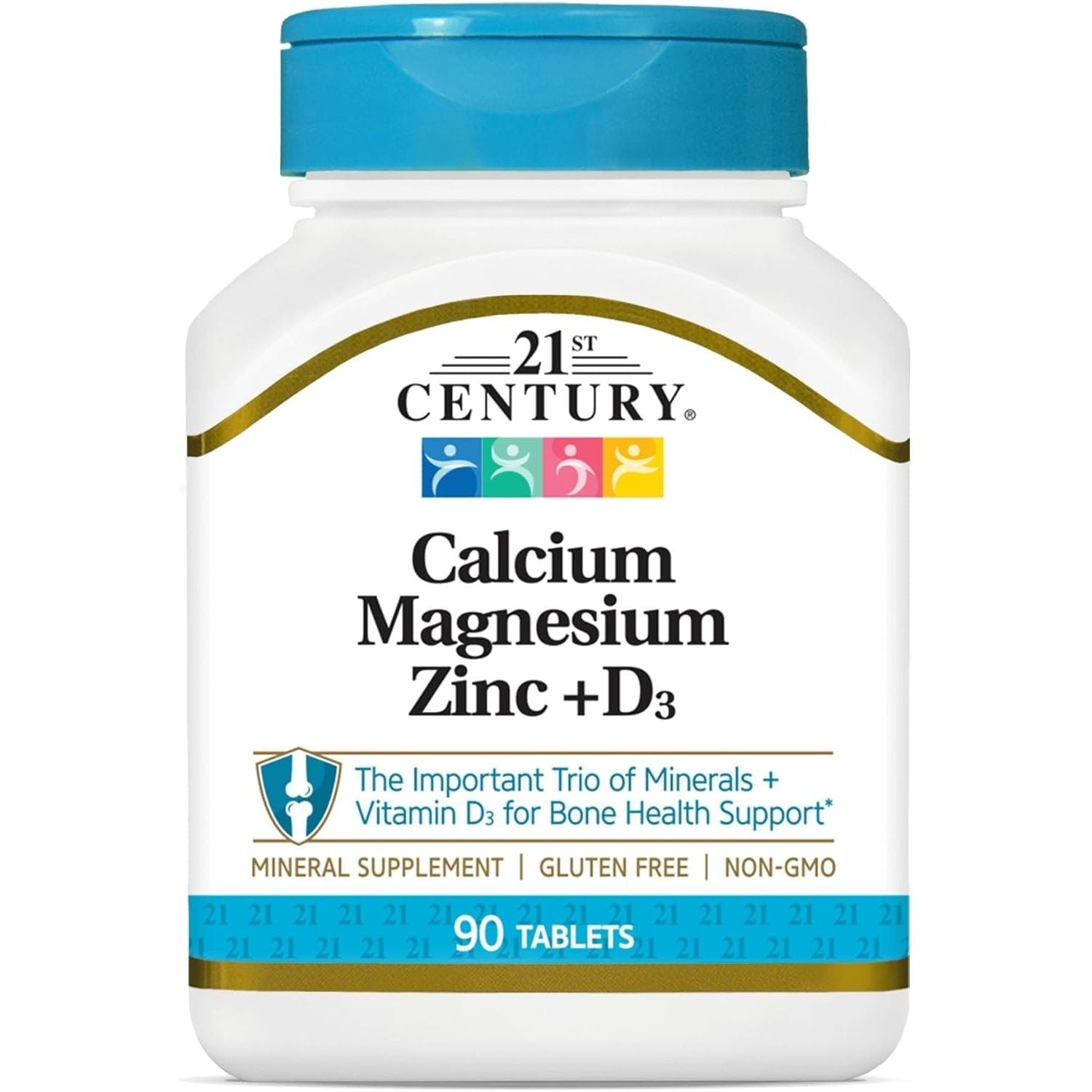 Buy now 21st Century Cal Mag Zinc +D Tablets, 90 Count (Pack of 2) 1 at indiglob india
