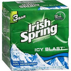 Buy now Irish Spring Deodorant Bar Soap, Icy Blast, 3.75 oz bars, 3 ea (Pack of 2) at indiglob india