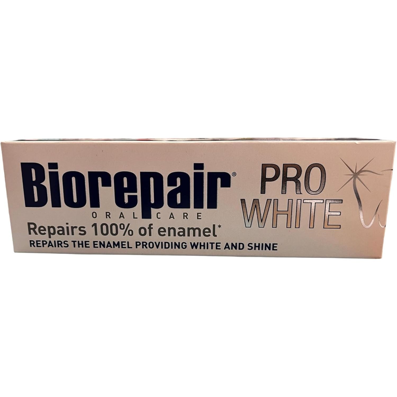 Buy now Biorepair: "Pro White" Whitening Toothpaste with microRepair - 2.5 Fluid Ounce (75ml) Tube [ Italian Import ] at indiglob india