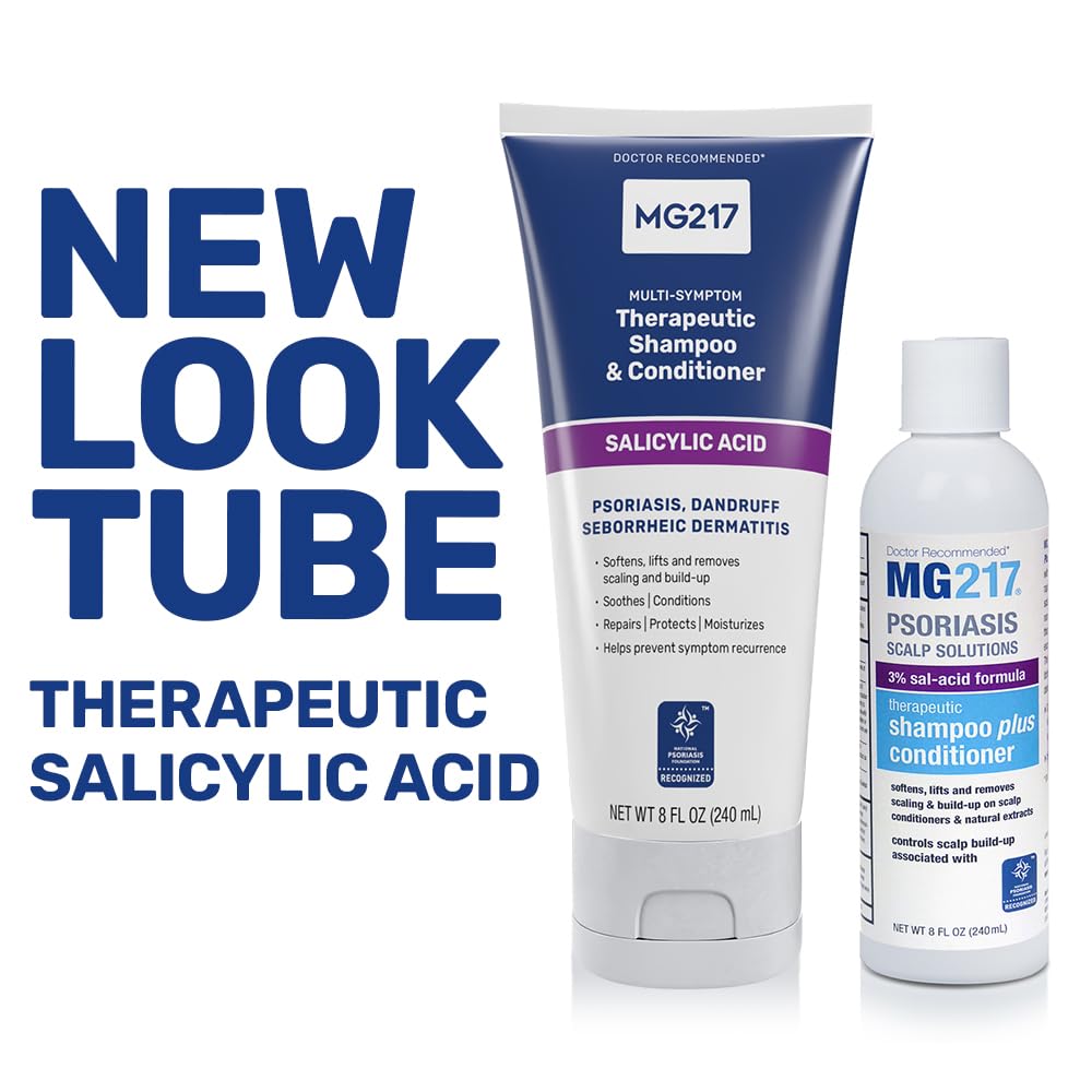 Buy now MG217 Psoriasis Scalp Solutions, Shampoo + Conditioner, 8 Ounce (5603) at indiglob india