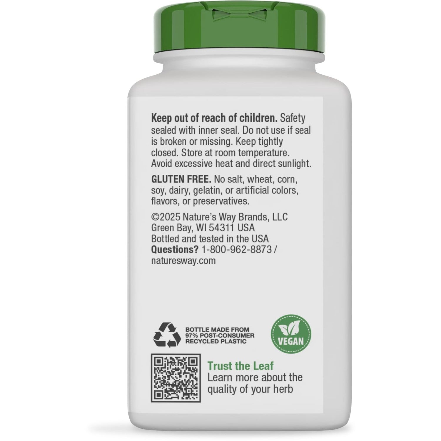 Nature's Way Ginger Root Capsules,1,100 mg per Serving, Vegan, 240 ct | Non-GMO Project Verified Ginger Supplement for Digestive Comfort and Motion-related Nausea Support*, 240 Capsules