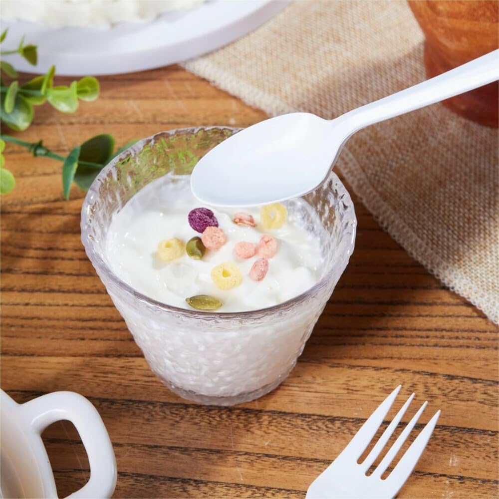 Genuine Joe GJO20002 Polypropylene Medium-Weight Spoon, White (Pack of 1,000)