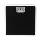 Taylor Analog Bathroom Scale for Body Weight, 300 lb Capacity, White/Black