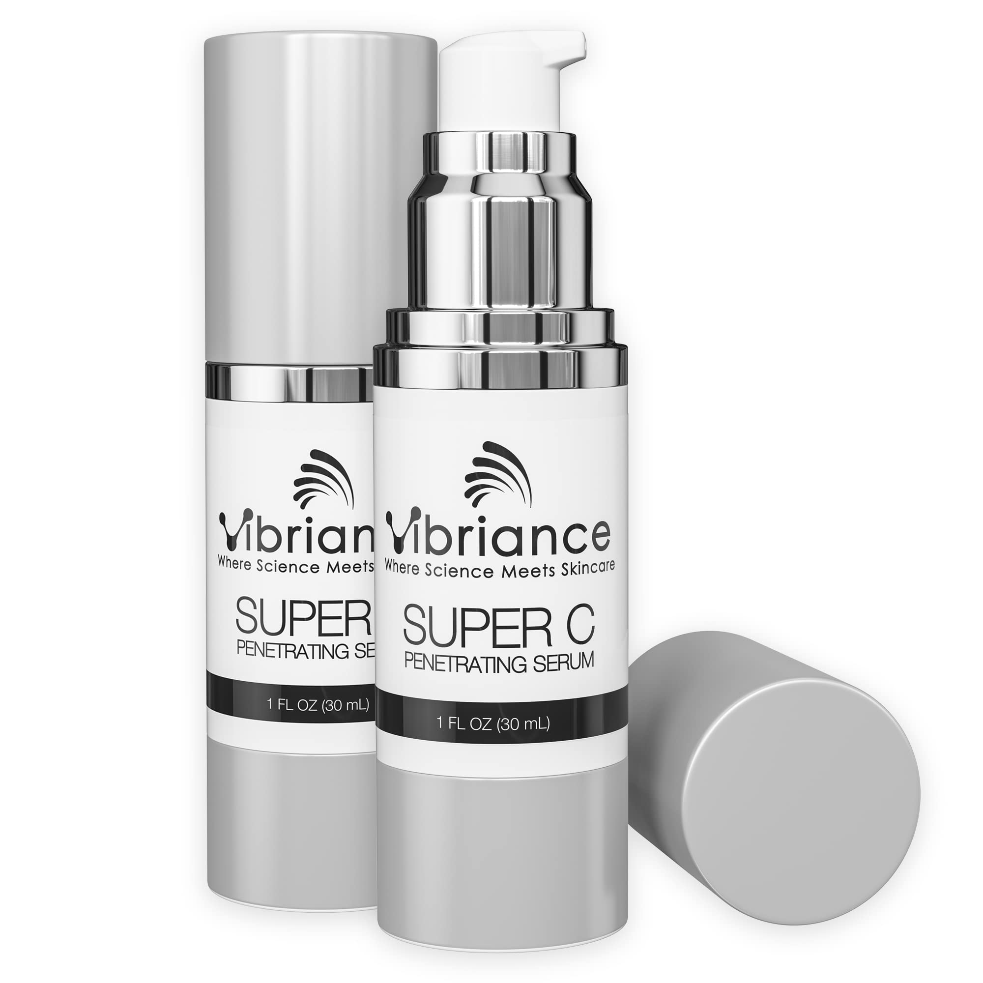 Vibriance Super C Vitamin C Serum for Mature Skin, 1 fl oz | All-in-One Vitamin C, Hydrates, Firms, Lifts, Smooths, Targets Age Spots, Wrinkles