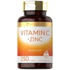 Carlyle Vitamin C with Zinc | 250 Softgels | Bioavailable | Ascorbic Acid