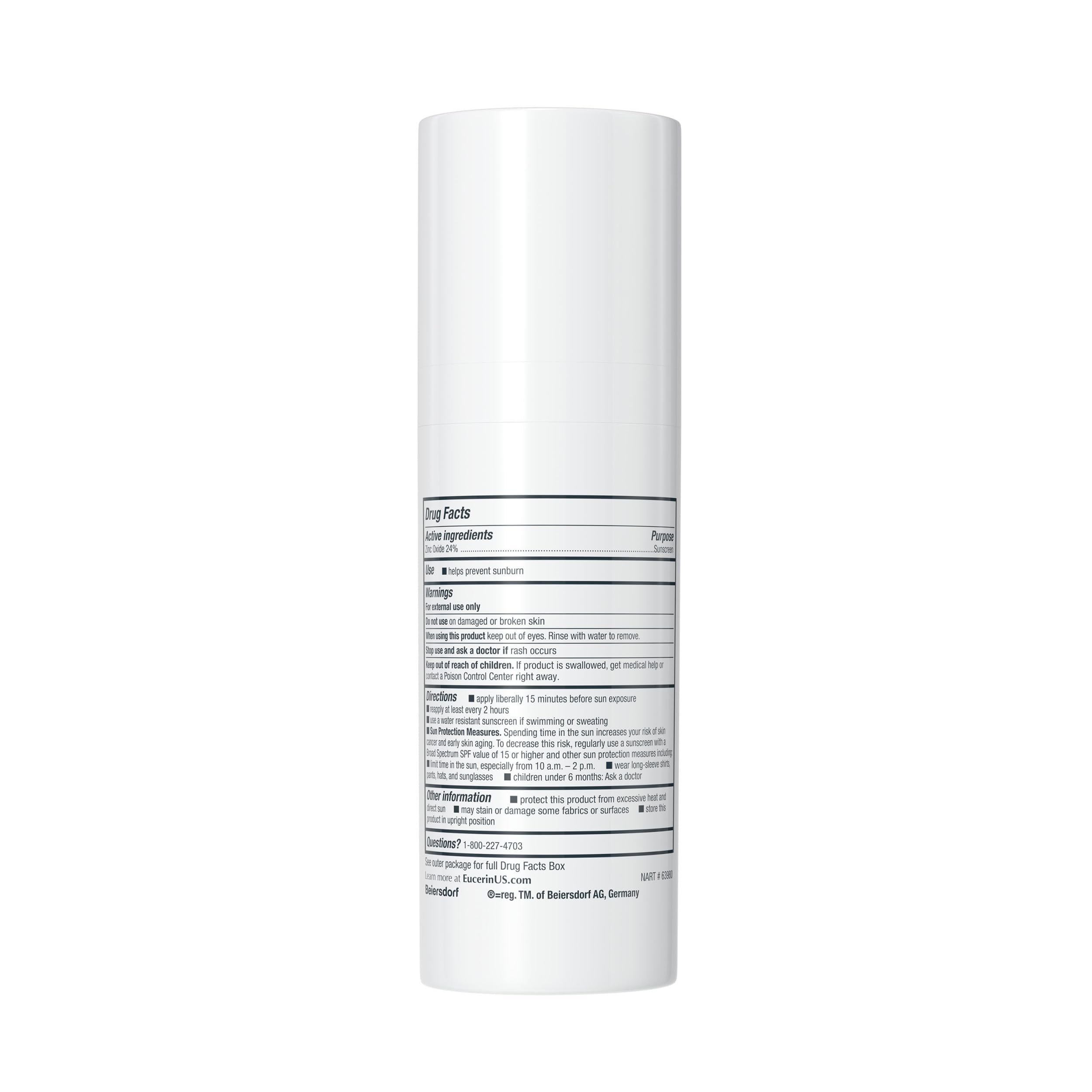 Eucerin Tinted Sensitive Mineral Face Sunscreen Lotion, SPF 35, 1.7 FL OZ | Tinted Sunscreen for Face, SPF 35 Broad Spectrum Sunscreen, Zinc Oxide Protection, All Skin Tones, Non-Comedogenic