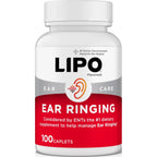 LIPO Ear Ringing Support, Lemon Bioflavonoid Complex, 100 Caplets